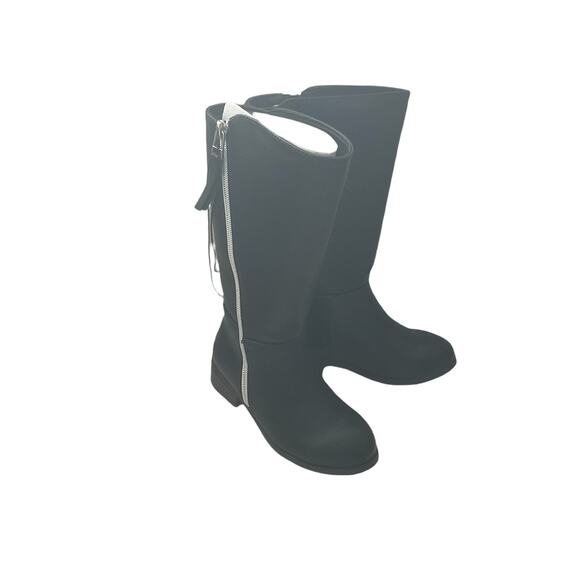 Steve Madden‎ Girl's Black Leather Boots Toddler Girls 11 - Picture 4 of 6